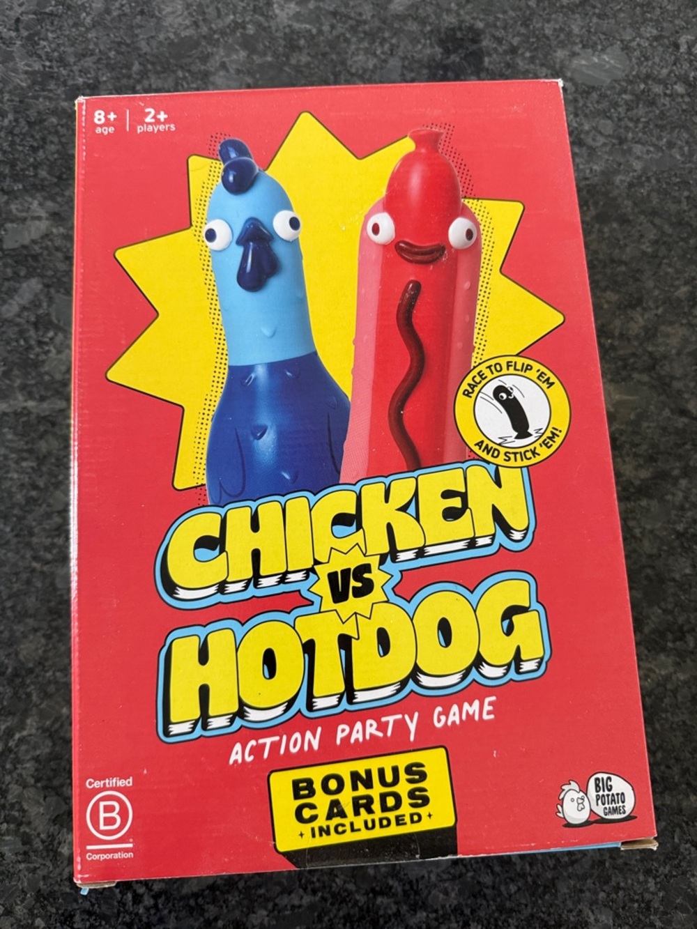 Chicken vs hot dog party game